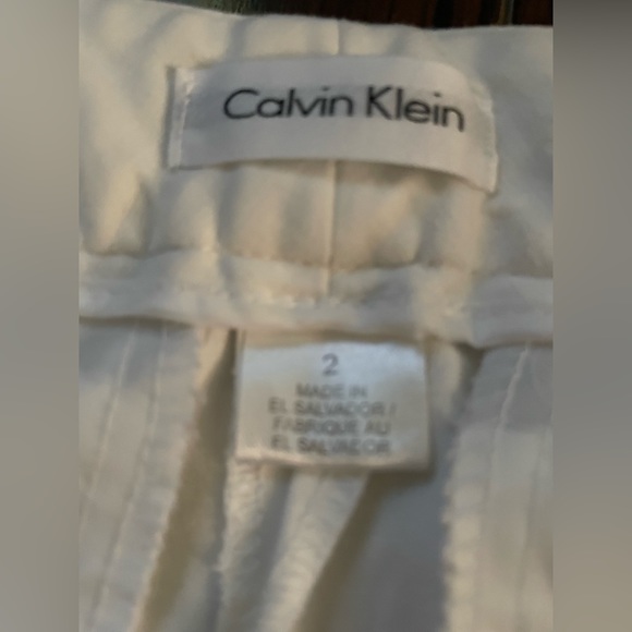 Calvin Klein pants, all white. Never worn. - Picture 2 of 3